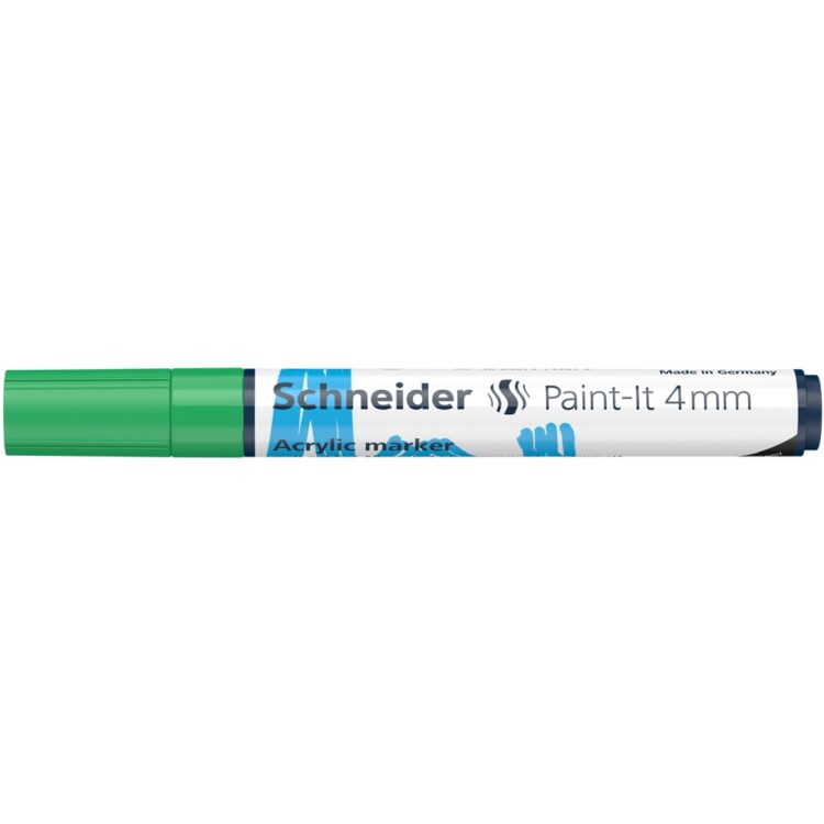 Marker cu vopsea acrilică Paint-It 320 Schneider Verde 1