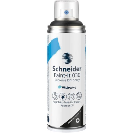 Spray Supreme DIY Paint-It 030, Schneider black